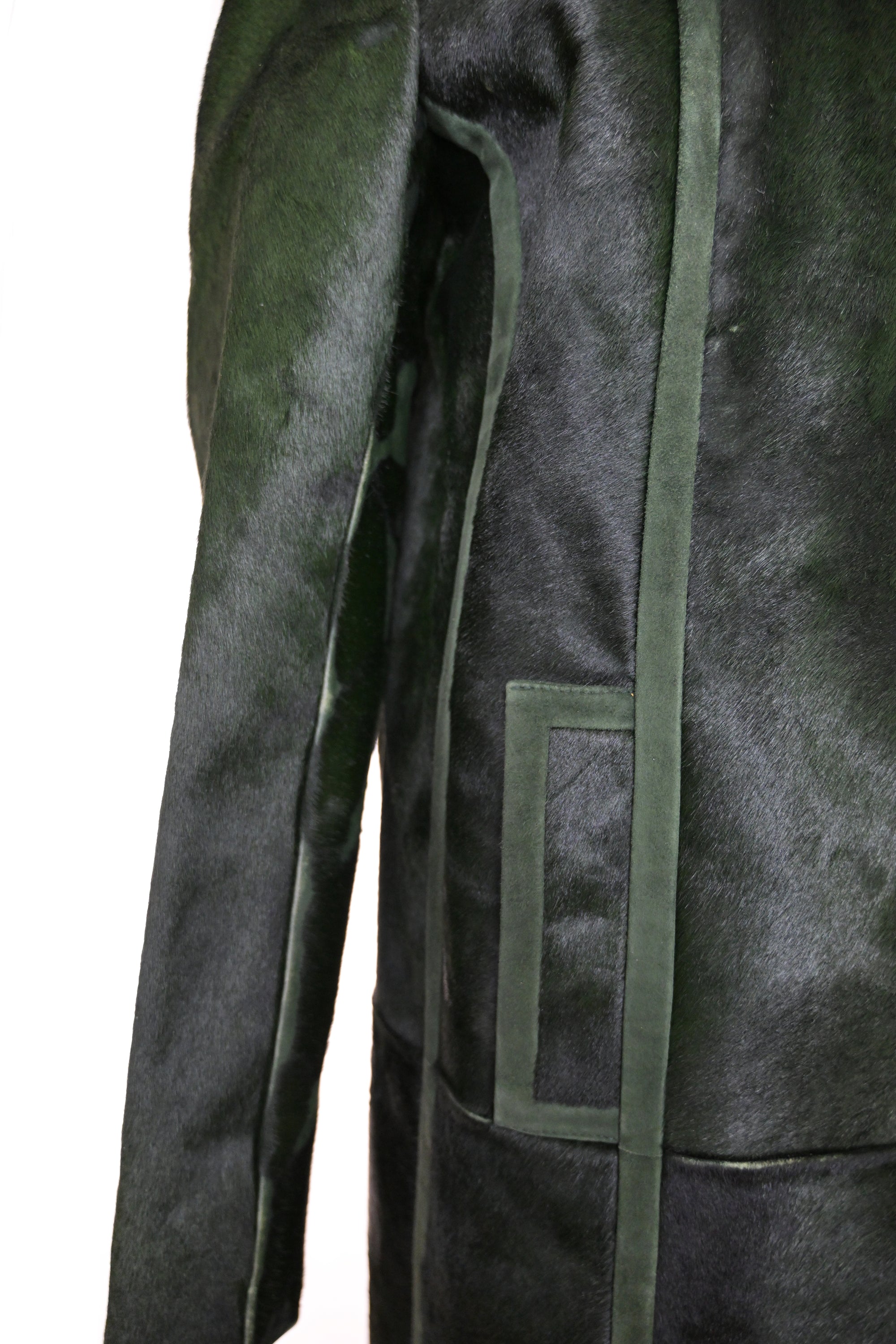 Prada FW 1996 Ponyhair &amp; Suede Coat *
