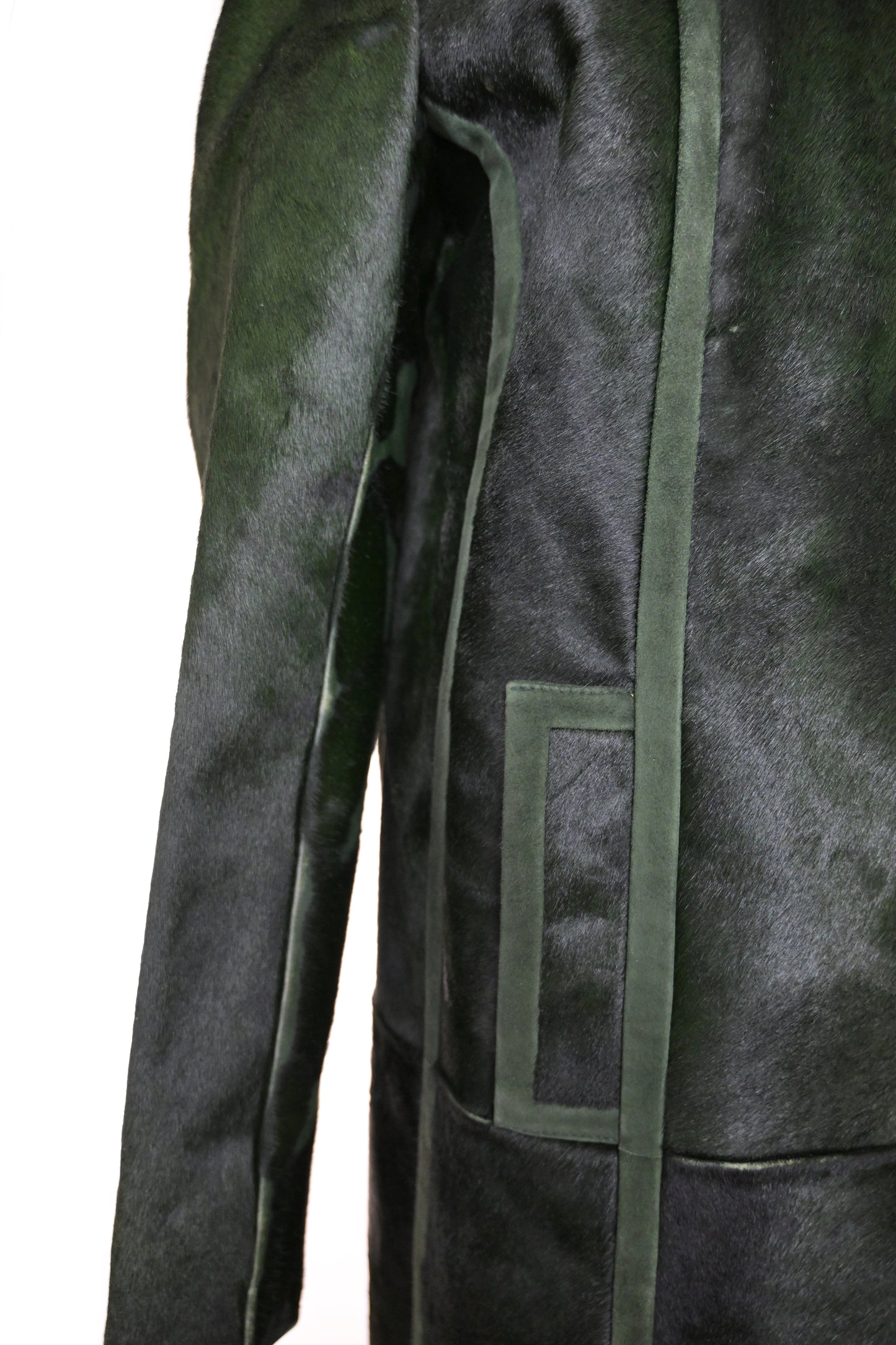 Prada FW 1996 Ponyhair & Suede Coat *