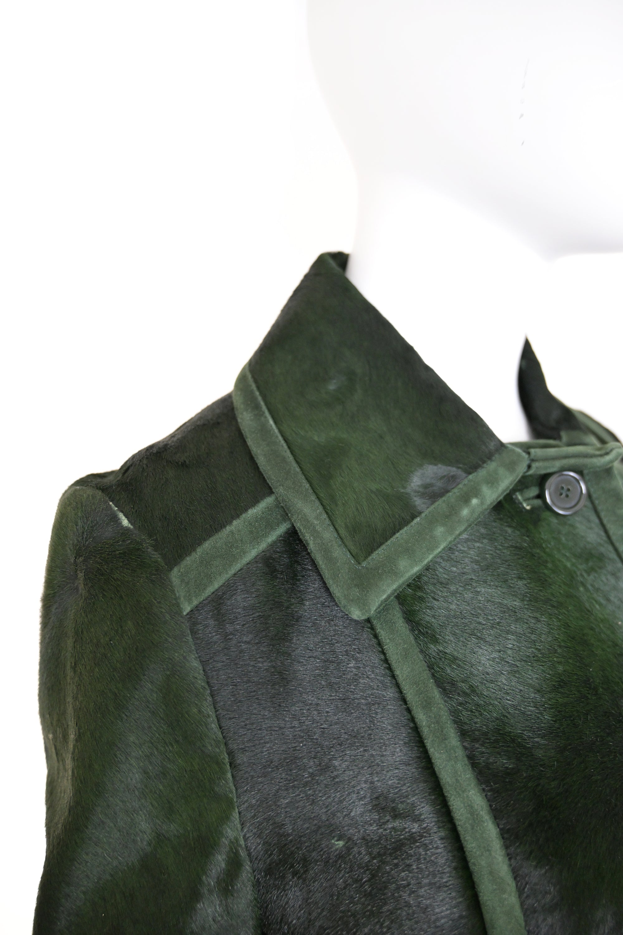 Prada FW 1996 Ponyhair &amp; Suede Coat *