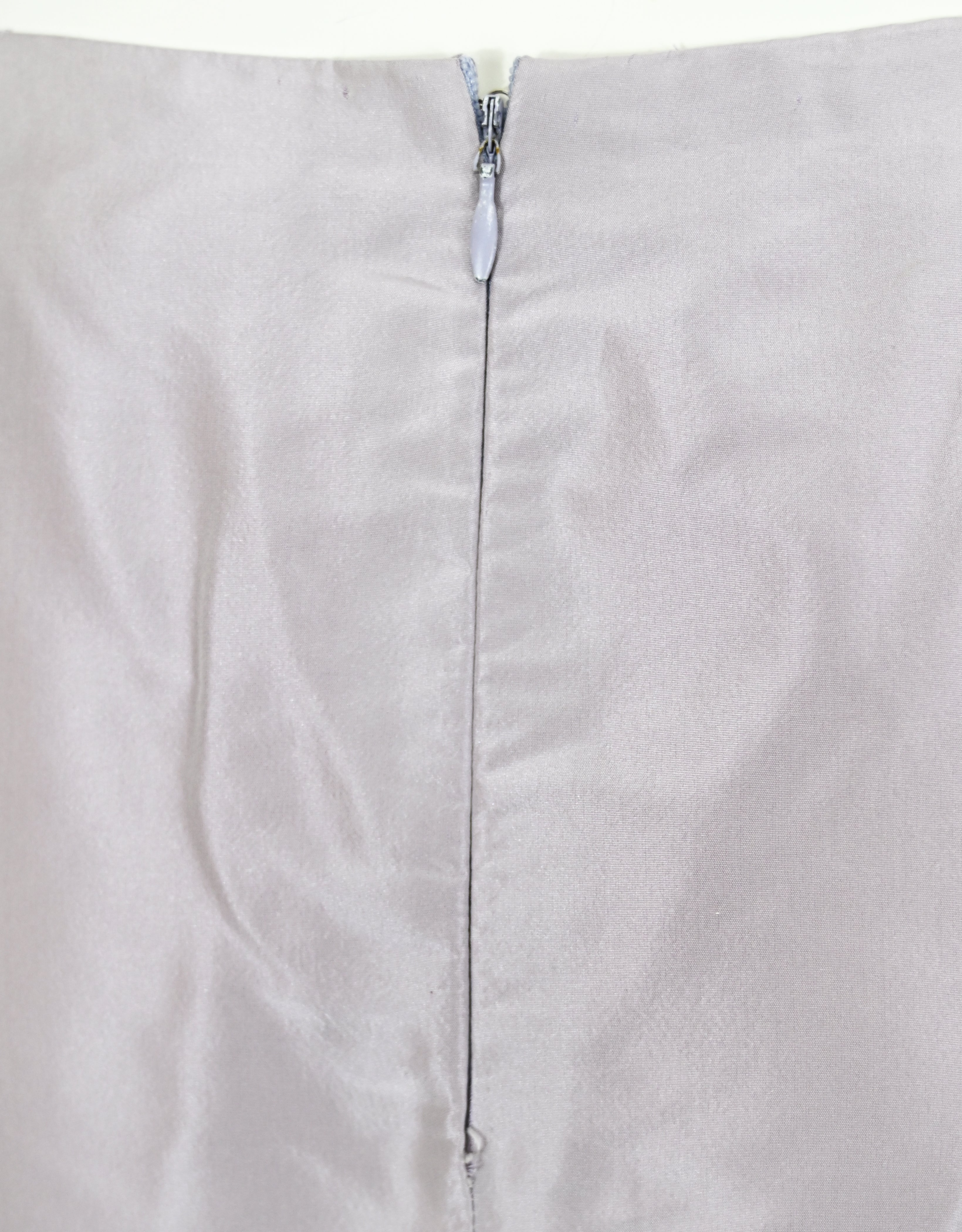 Oscar de la Renta SS 2003 Taffeta Ruffle Skirt