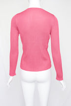 Prada Pure Silk Knit Blouse
