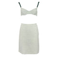 Prada SS 1999 canvas bra and skirt set