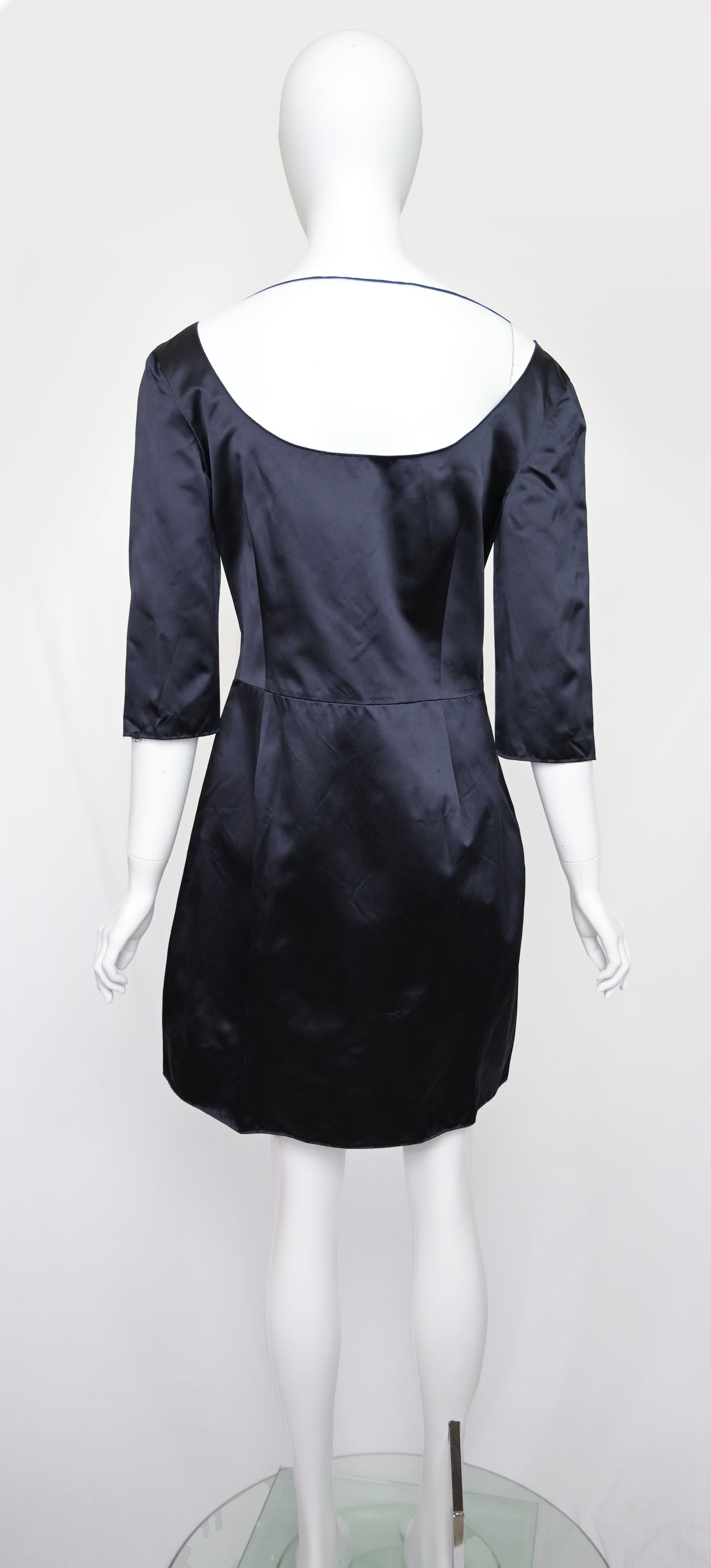 Miu Miu SS 1998 Lace Up Satin Dress