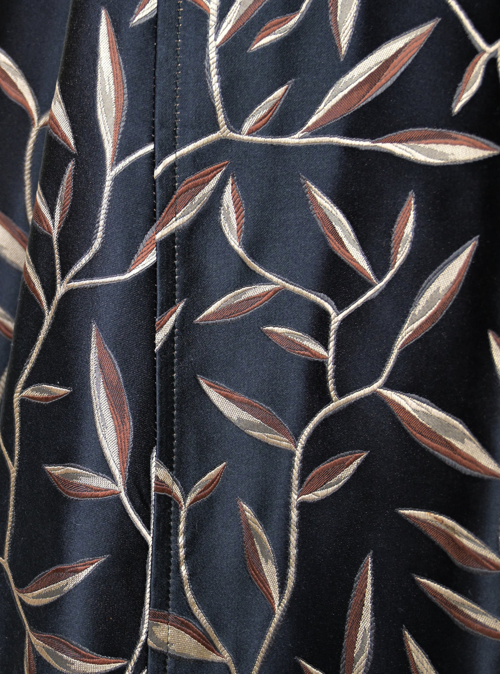 Prada SS 1997 Leaf Print Silk Skirt