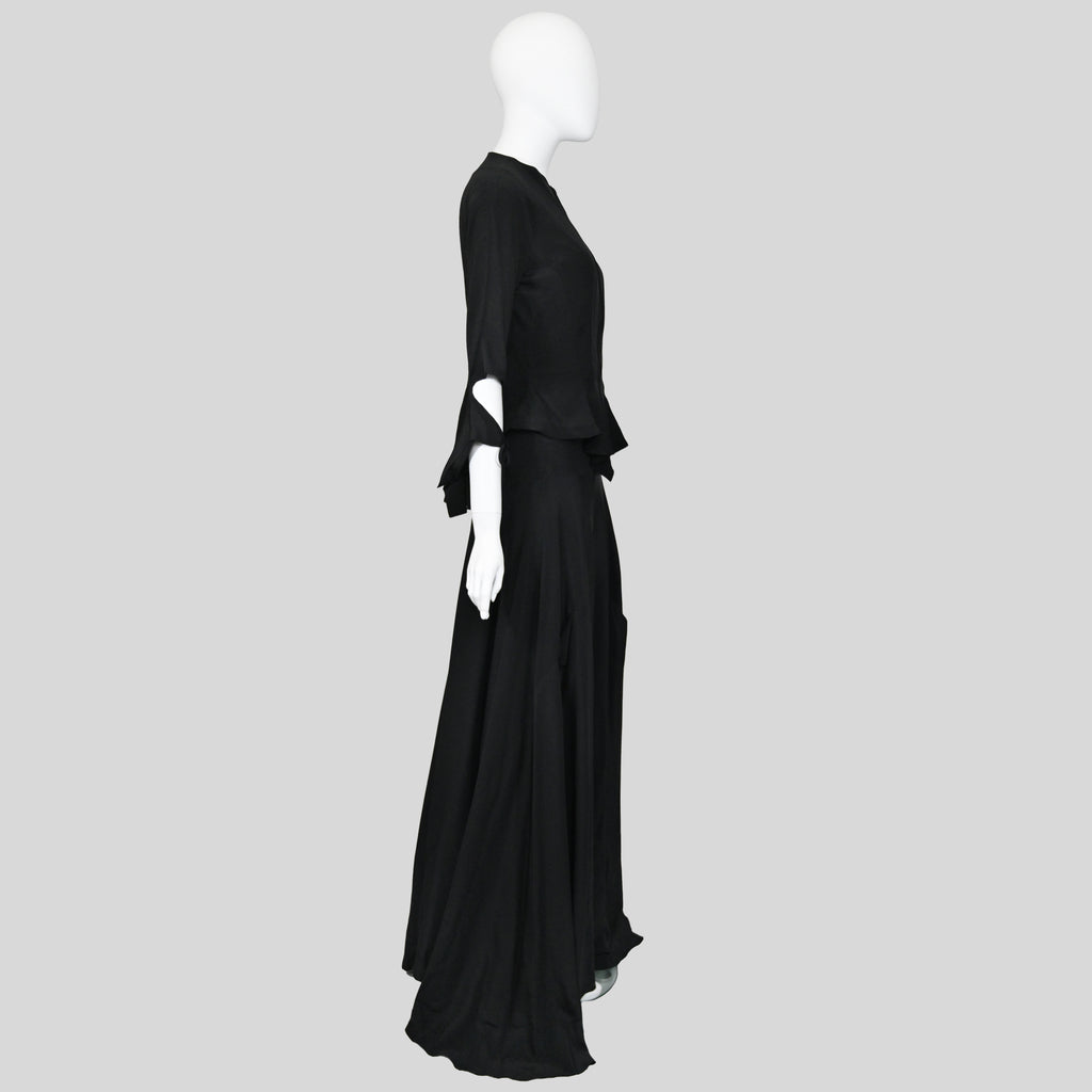 Yohji Yamamoto SS 2000 Silk Skirt Set