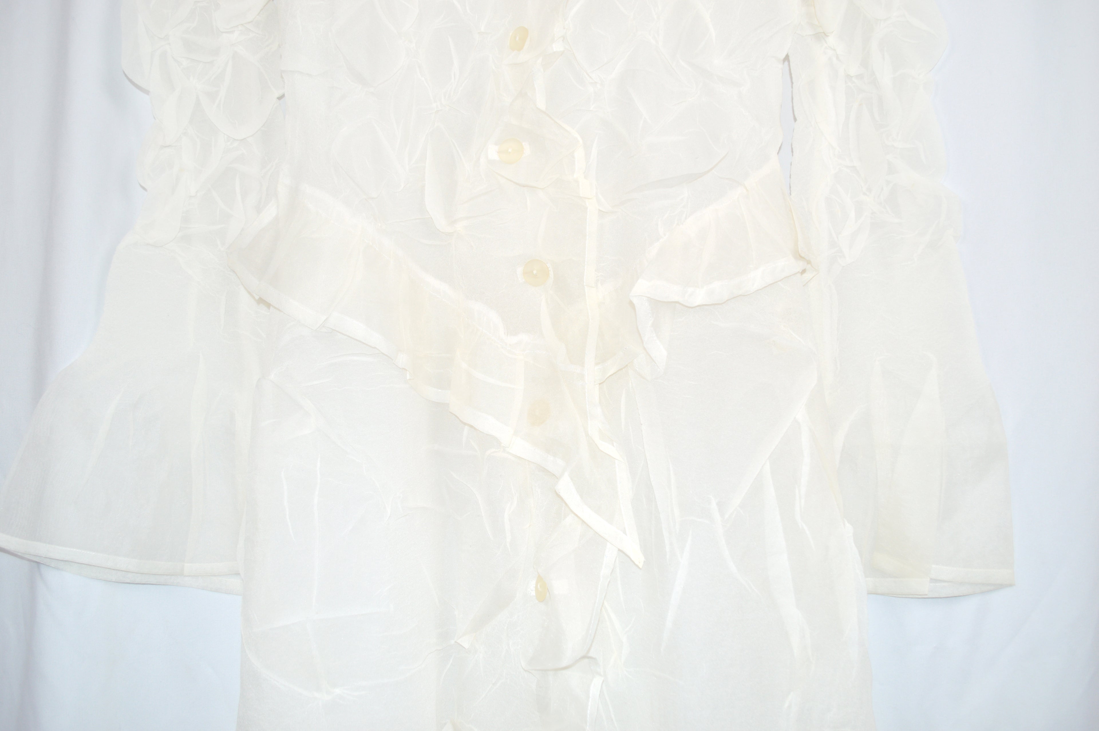 Yoshiki Hishinuma 1997 Sheer Organza Gown