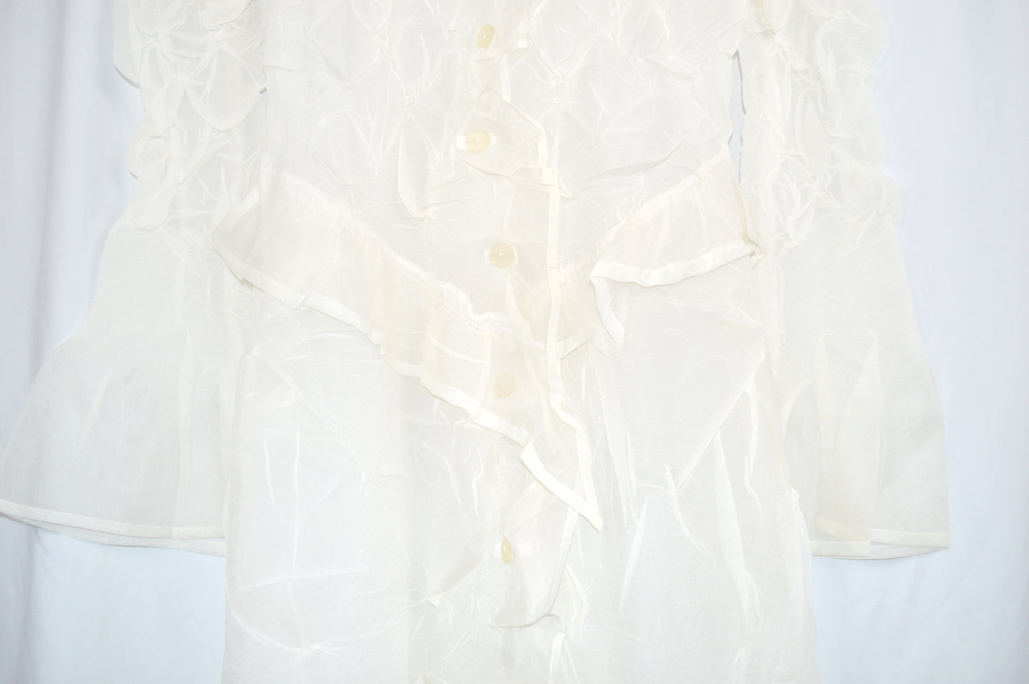 Yoshiki Hishinuma 1997 Sheer Organza Gown