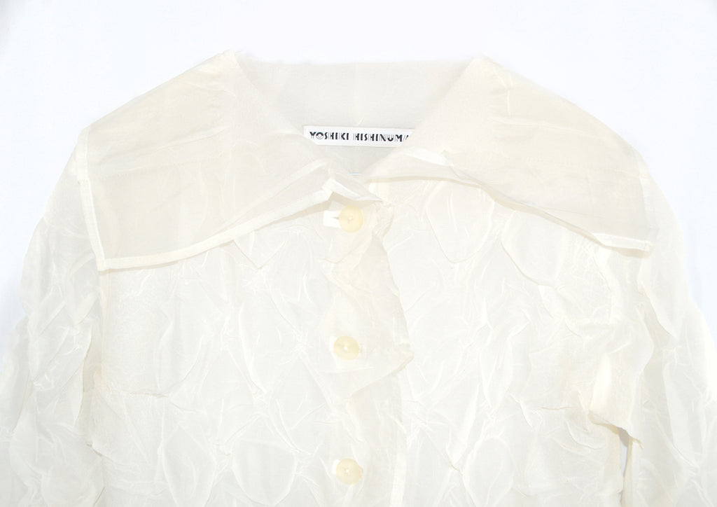 Yoshiki Hishinuma 1997 Sheer Organza Gown