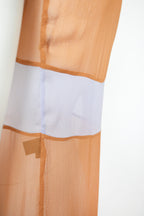 Prada FW 1996 Chiffon Silk Colorblock Dress