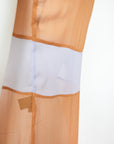 Prada FW 1996 Chiffon Silk Colorblock Dress