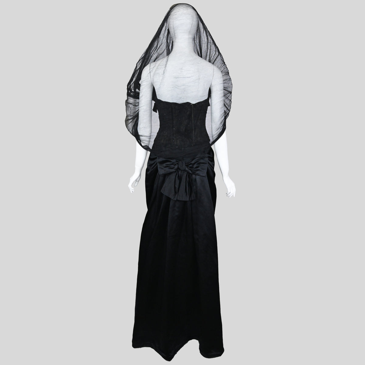 Oscar de la Renta 1995 Embellished Tulle Bustier and Skirt Set