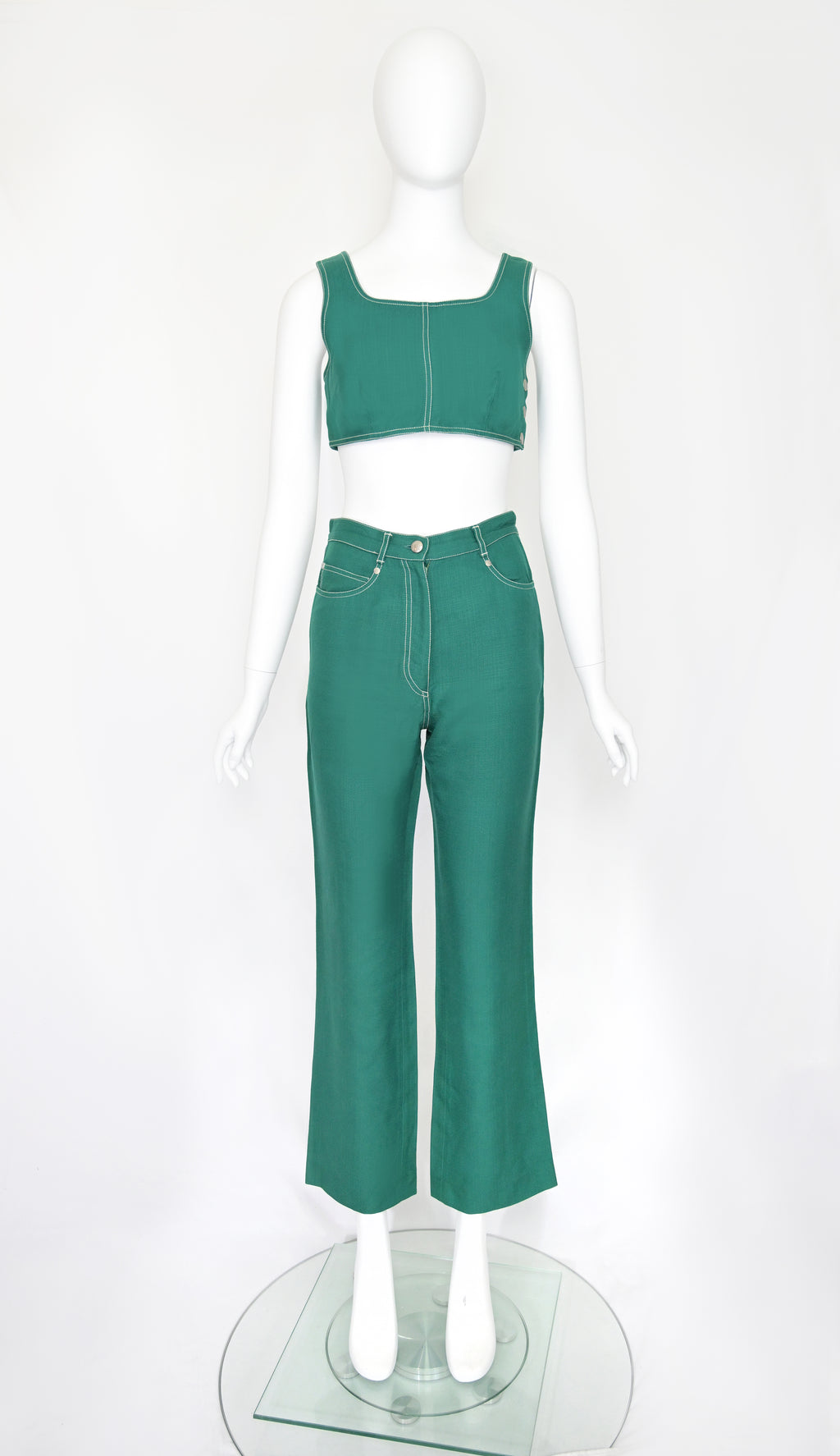 Prada SS 1993 Viscose Jean Set