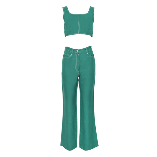 Prada SS 1993 Viscose Jean Set