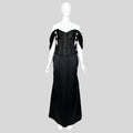 Oscar de la Renta 1995 Embellished Tulle Bustier and Skirt Set