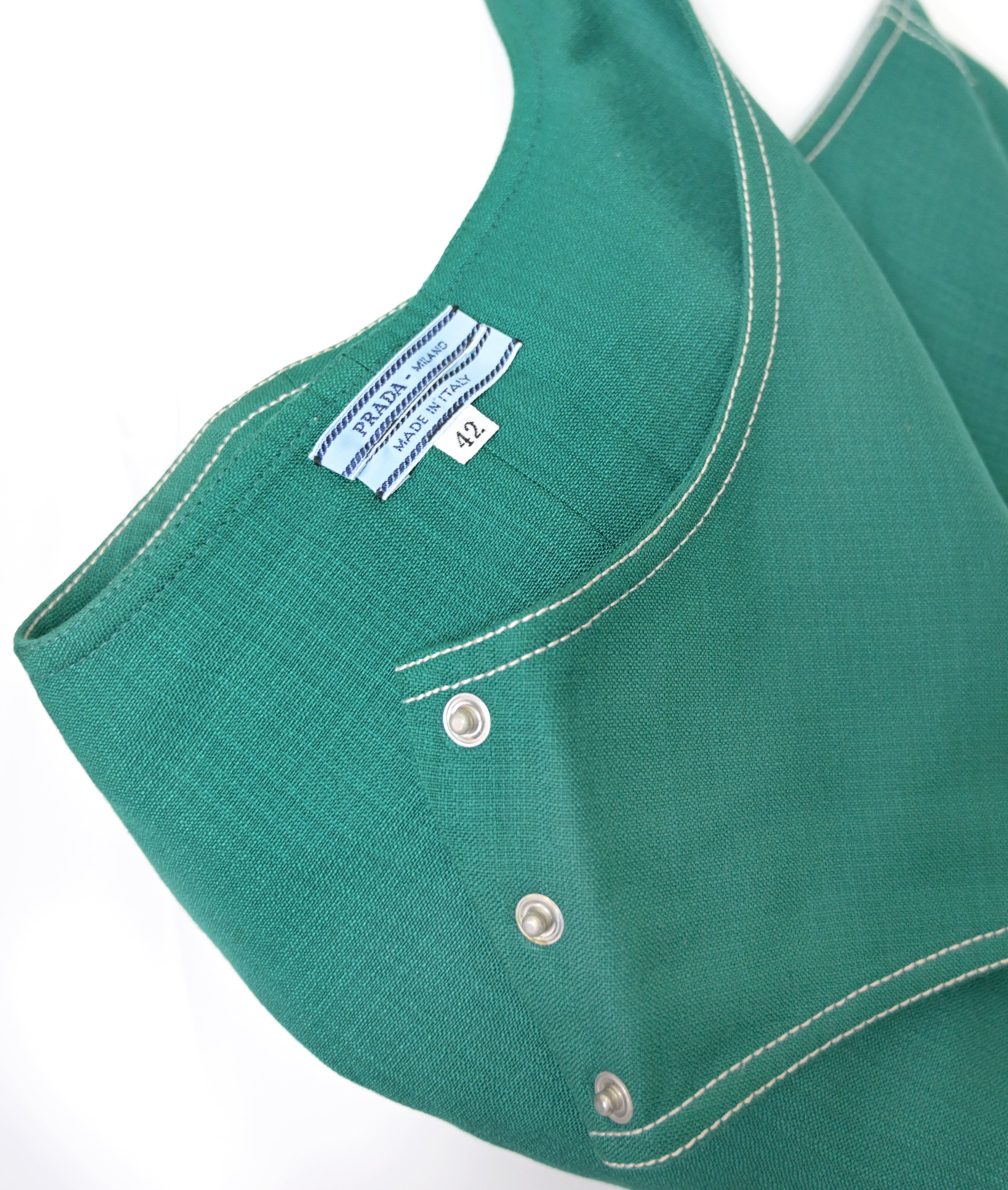 Prada SS 1993 Viscose Jean Set