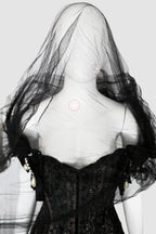 Oscar de la Renta 1995 Embellished Tulle Bustier and Skirt Set