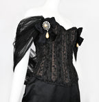 Oscar de la Renta 1995 Embellished Tulle Bustier and Skirt Set