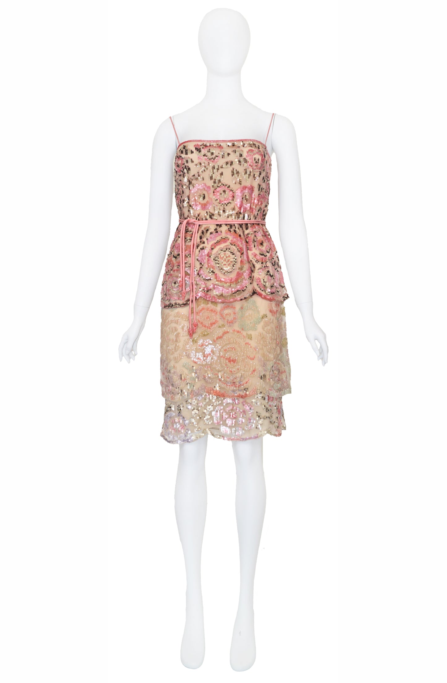 Valentino 2003 Sheer Sequin Dress