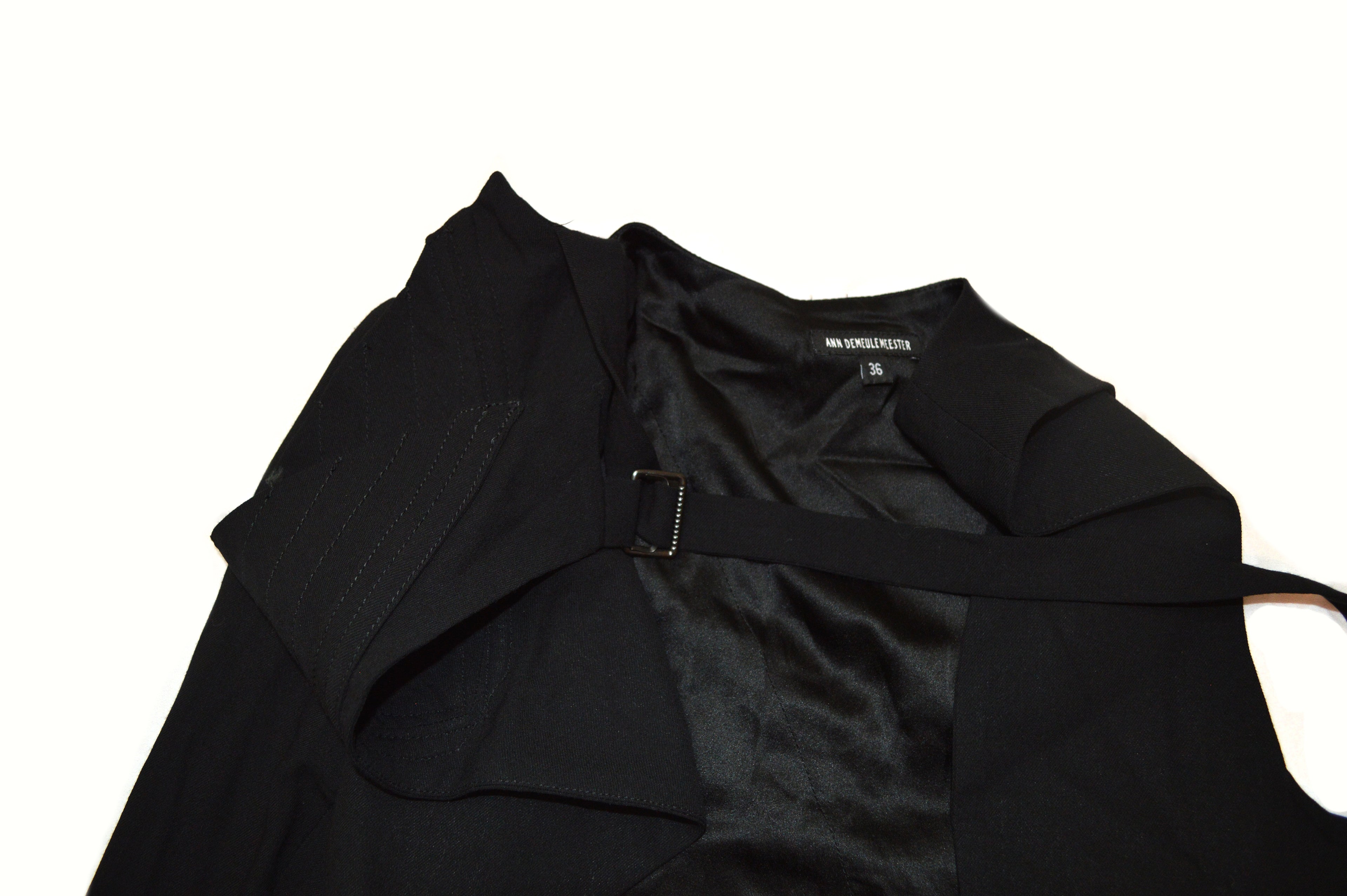 ANN DEMEULEMEESTER SS 2011 Harness Jacket