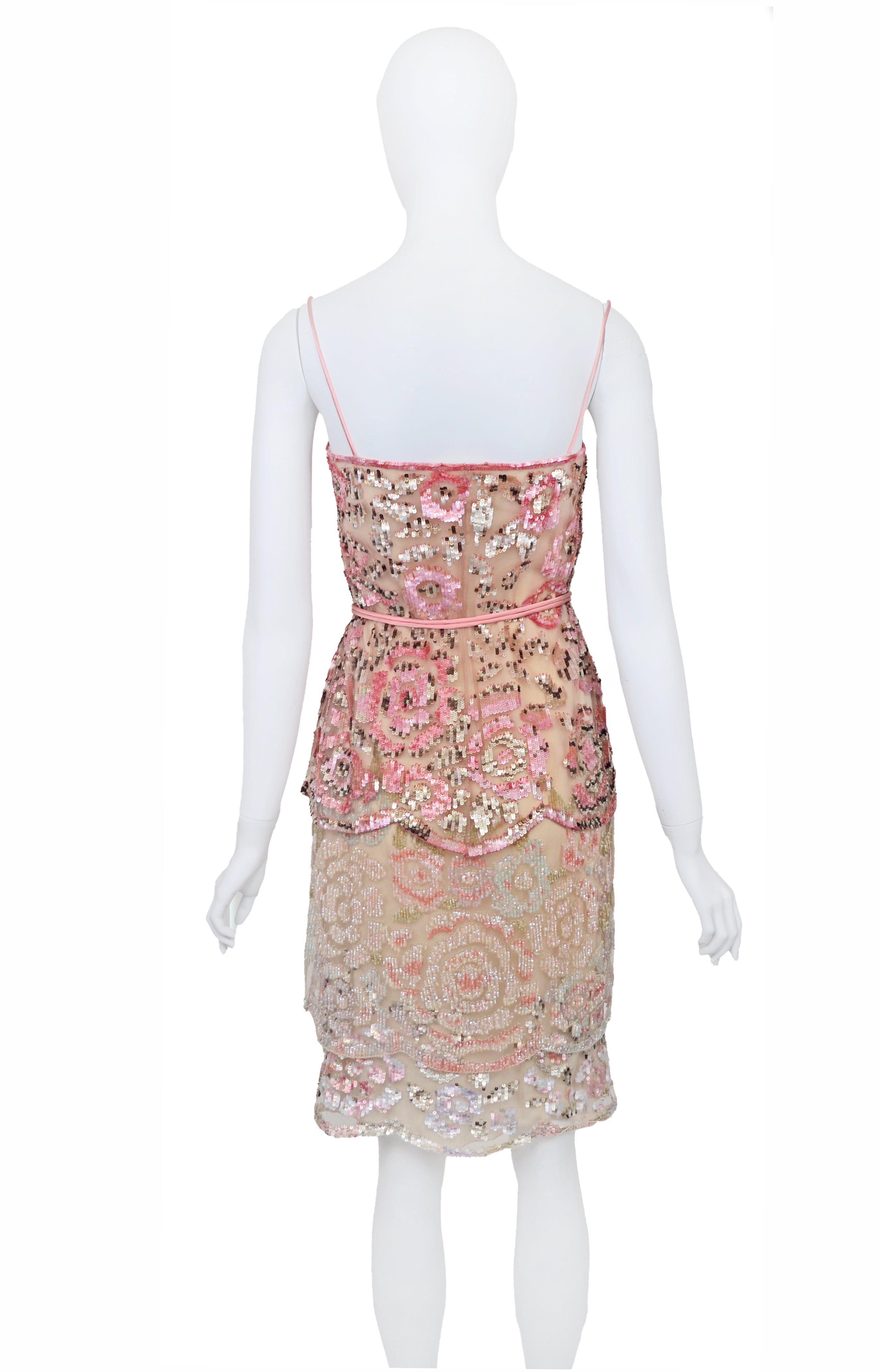 Valentino 2003 Sheer Sequin Dress – Anteactus Valentino 2003 Sheer Sequin Dress – Anteactus