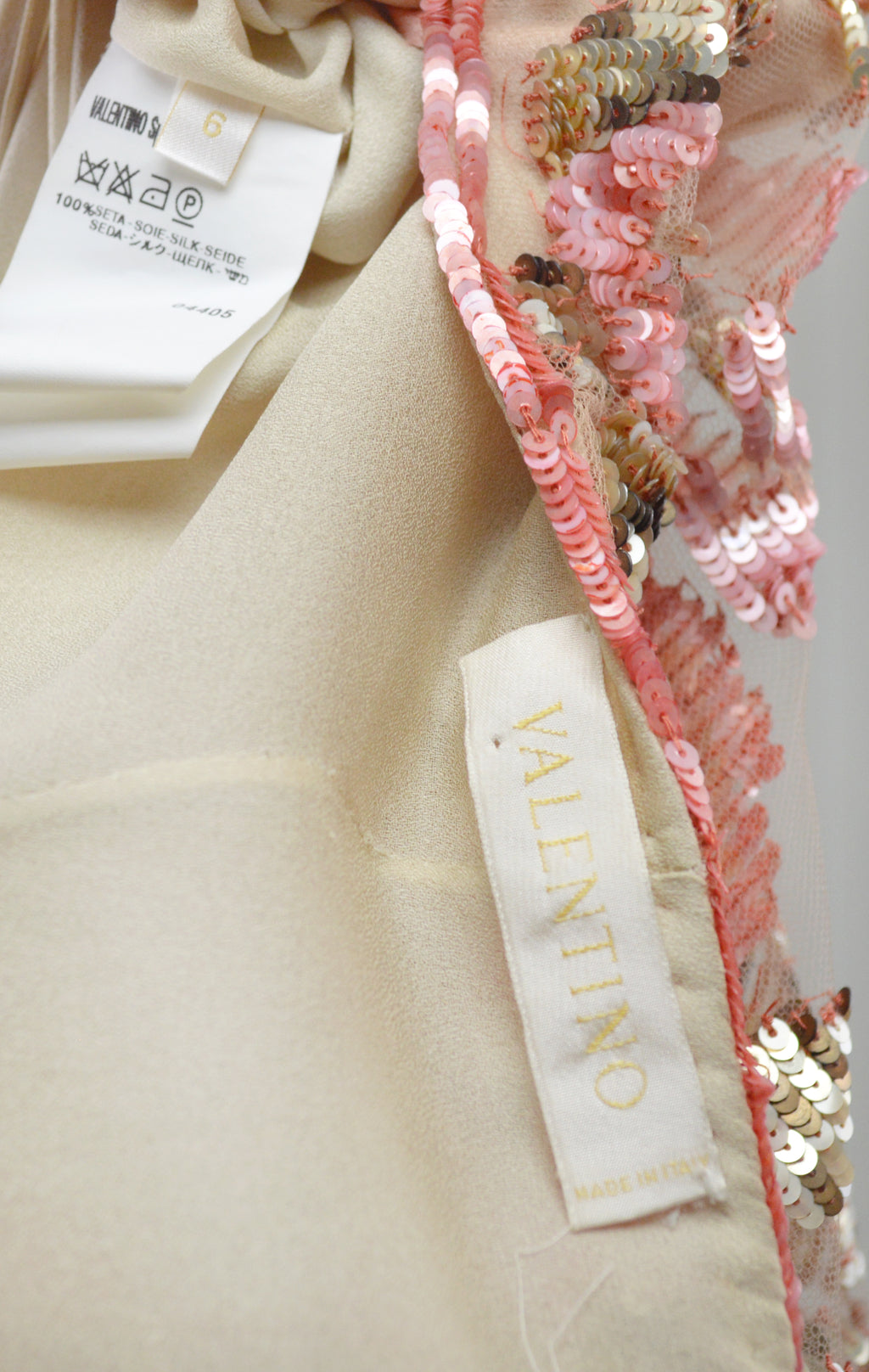 Valentino 2003 Sheer Sequin Dress