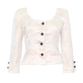Valentino Boutique SS 1995 Ivory Silk Blouse