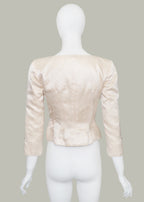 Valentino Boutique SS 1995 Ivory Silk Blouse