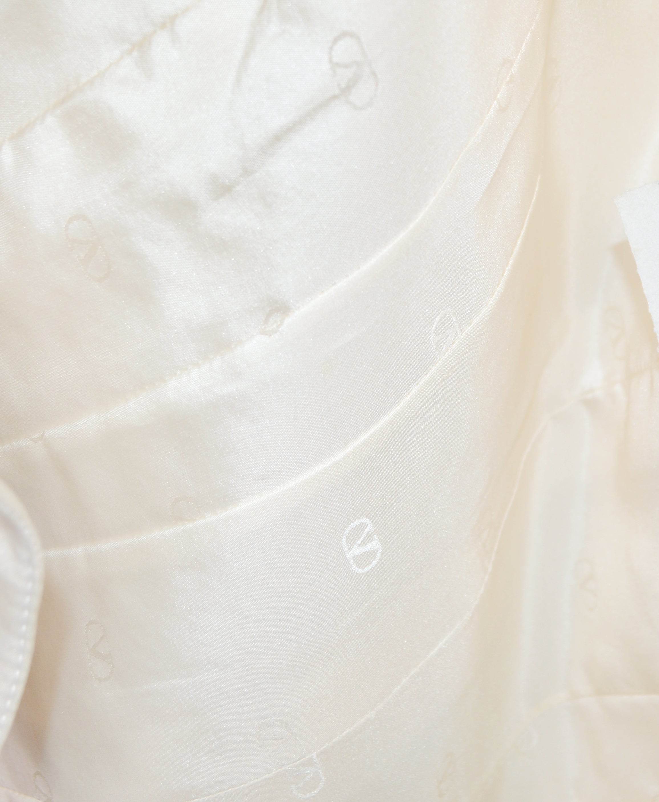 Valentino Boutique SS 1995 Ivory Silk Blouse