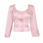 Valentino Boutique SS 1995 Pink Silk Blouse (Reserved)