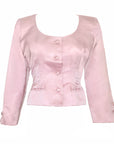 Unavailable until March 29 Valentino Boutique SS 1995 Pink Silk Blouse