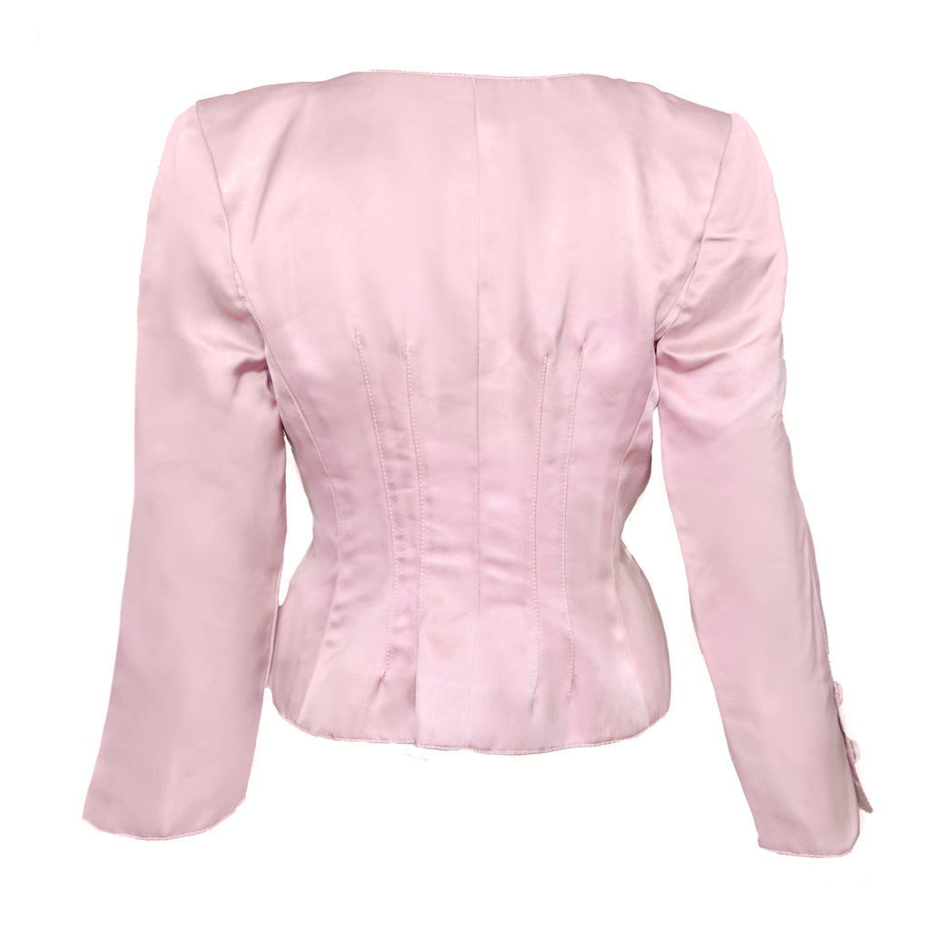 Valentino Boutique SS 1995 Pink Silk Blouse (Reserved)