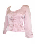 Unavailable until March 29 Valentino Boutique SS 1995 Pink Silk Blouse