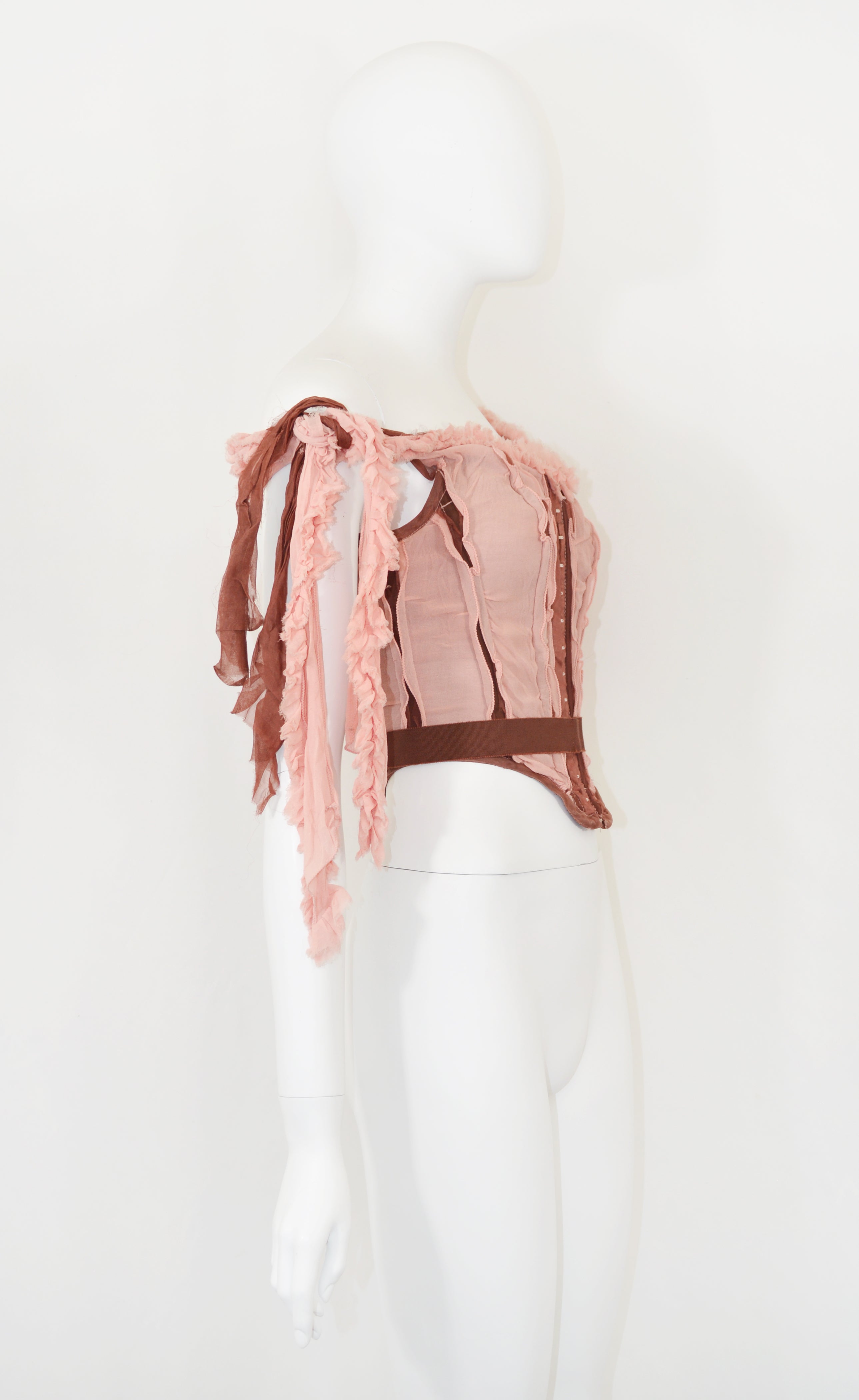 Jean Paul Gaultier SS 2005 Chiffon Corset
