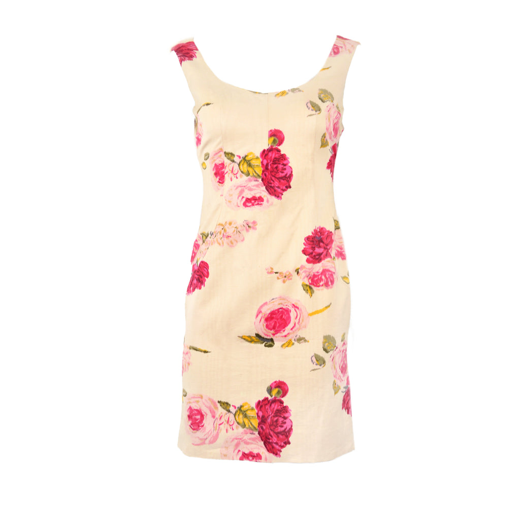 Dolce & Gabbana FW 1996 Mini Dress with Rose Print