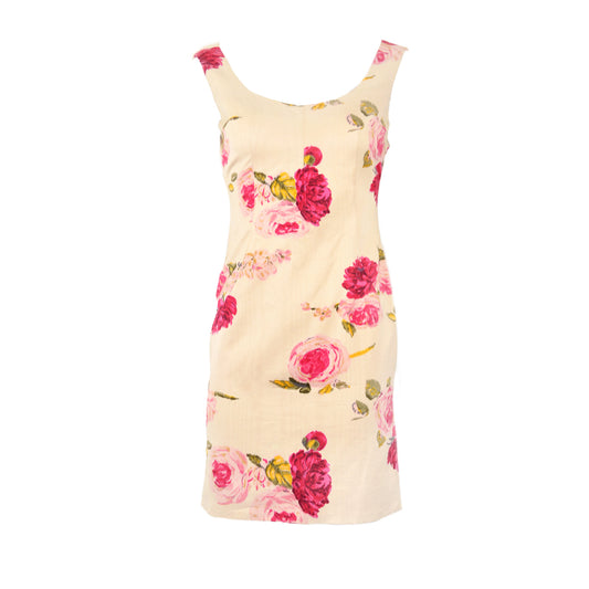 Dolce & Gabbana FW 1996 Mini Dress with Rose Print