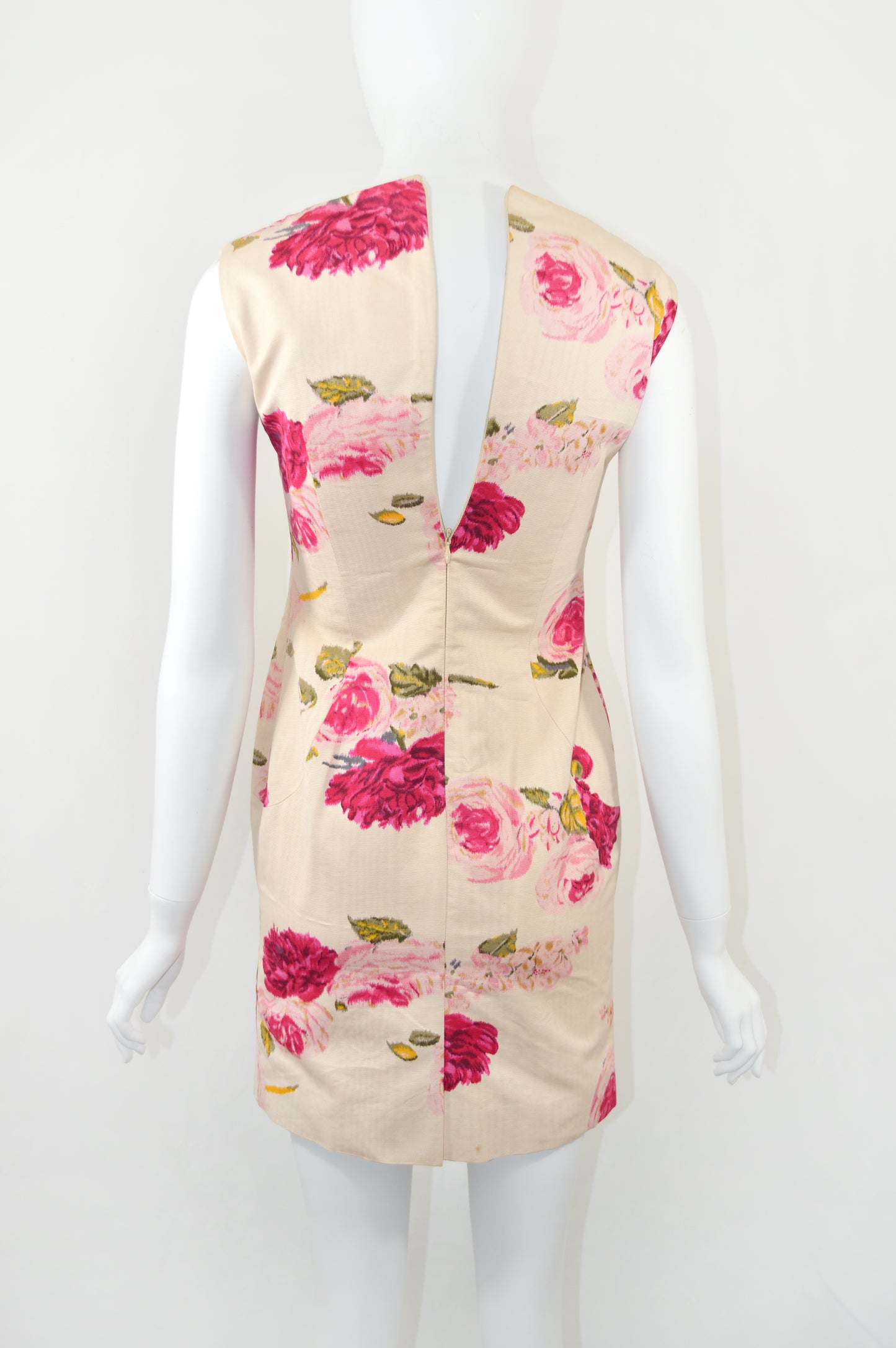 Dolce & Gabbana FW 1996 Mini Dress with Rose Print