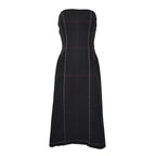 YOHJI YAMAMOTO SS 2000 Stitched Strapless Dress