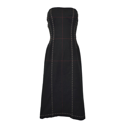 YOHJI YAMAMOTO SS 2000 Stitched Strapless Dress (Reserved)