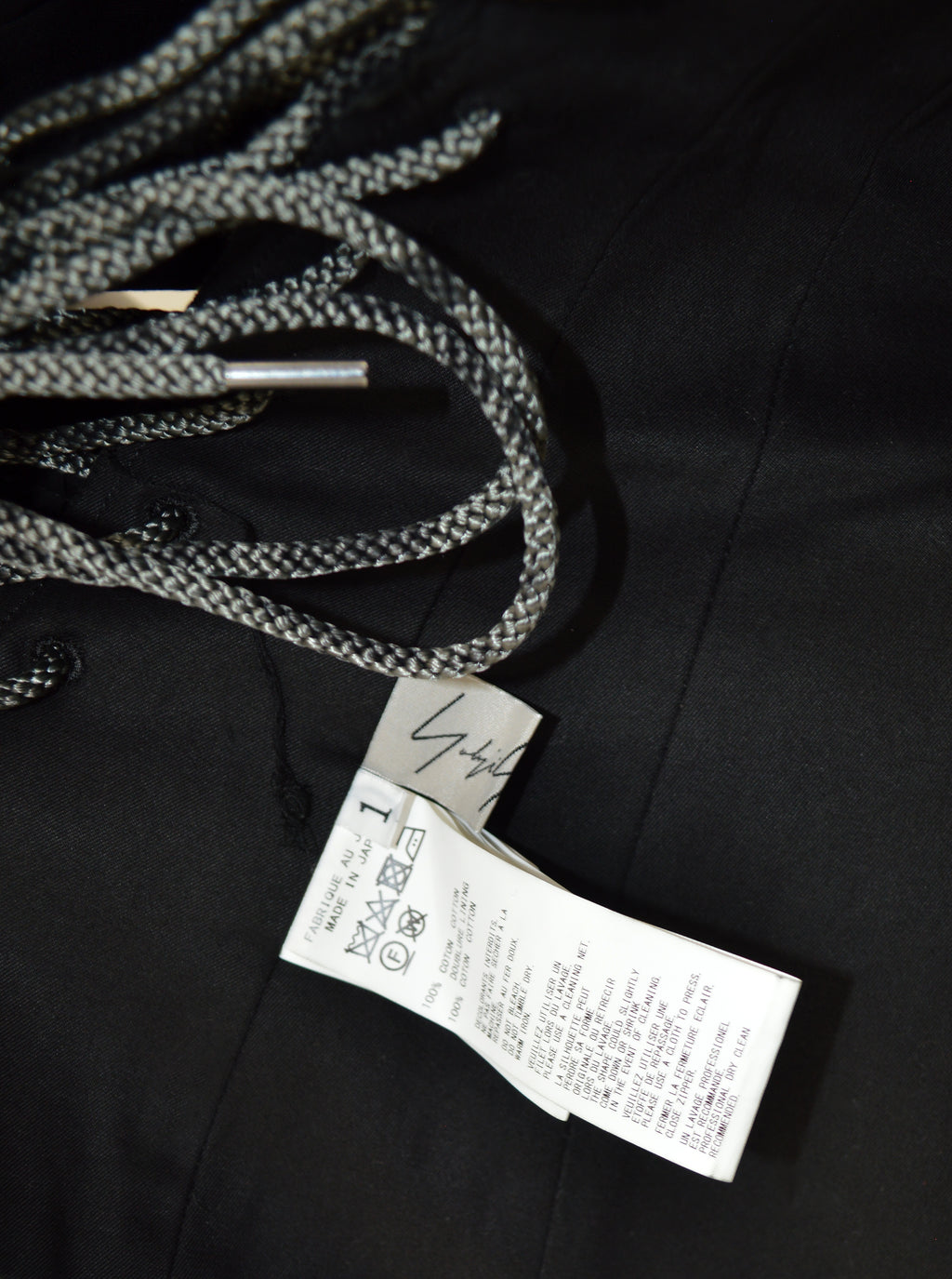 YOHJI YAMAMOTO FW 2020 Distressed Corset