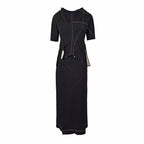 YOHJI YAMAMOTO SS 2000 Stitched Skirt Set