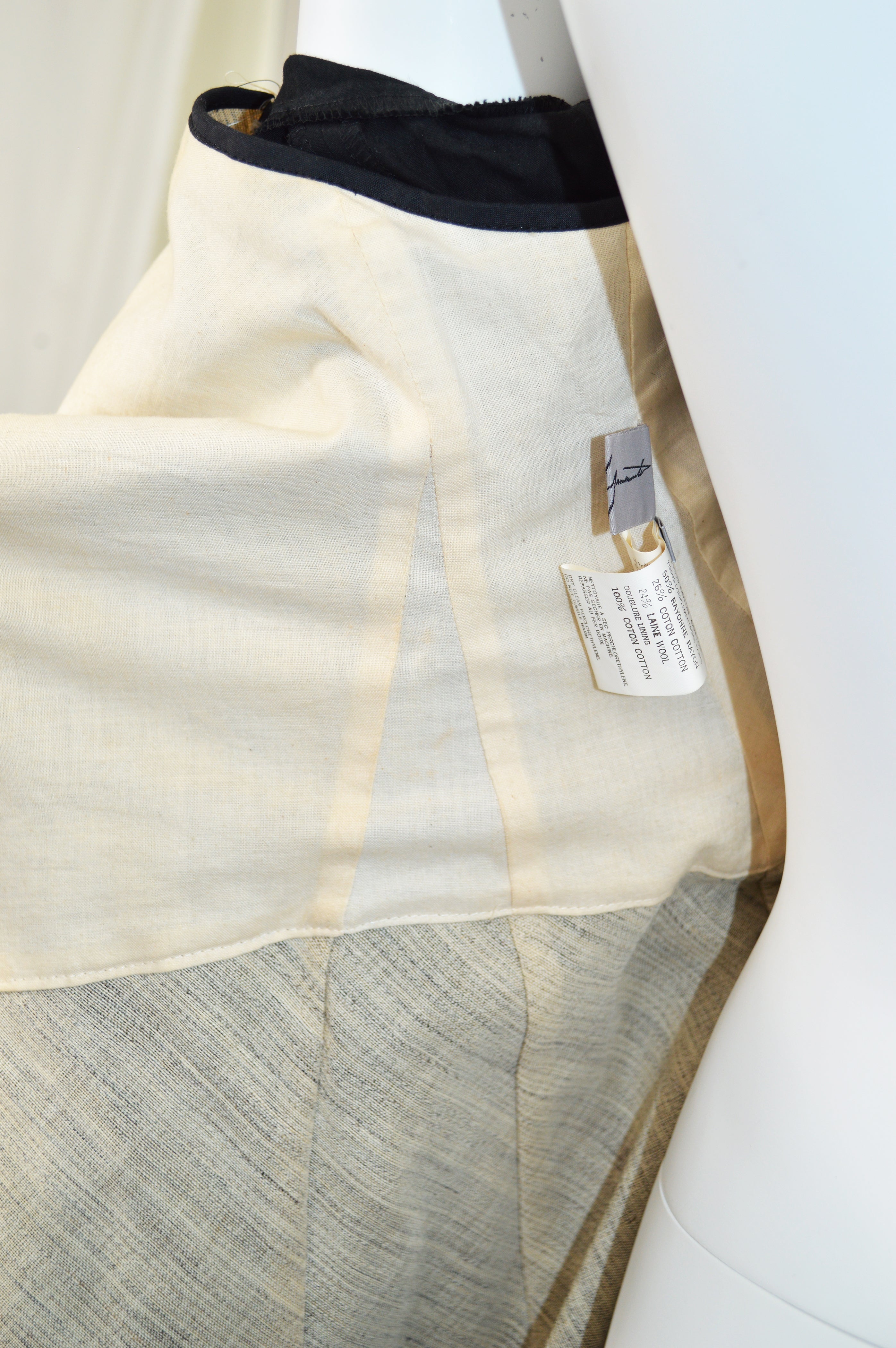 YOHJI YAMAMOTO SS 2000 Stitched Skirt Set