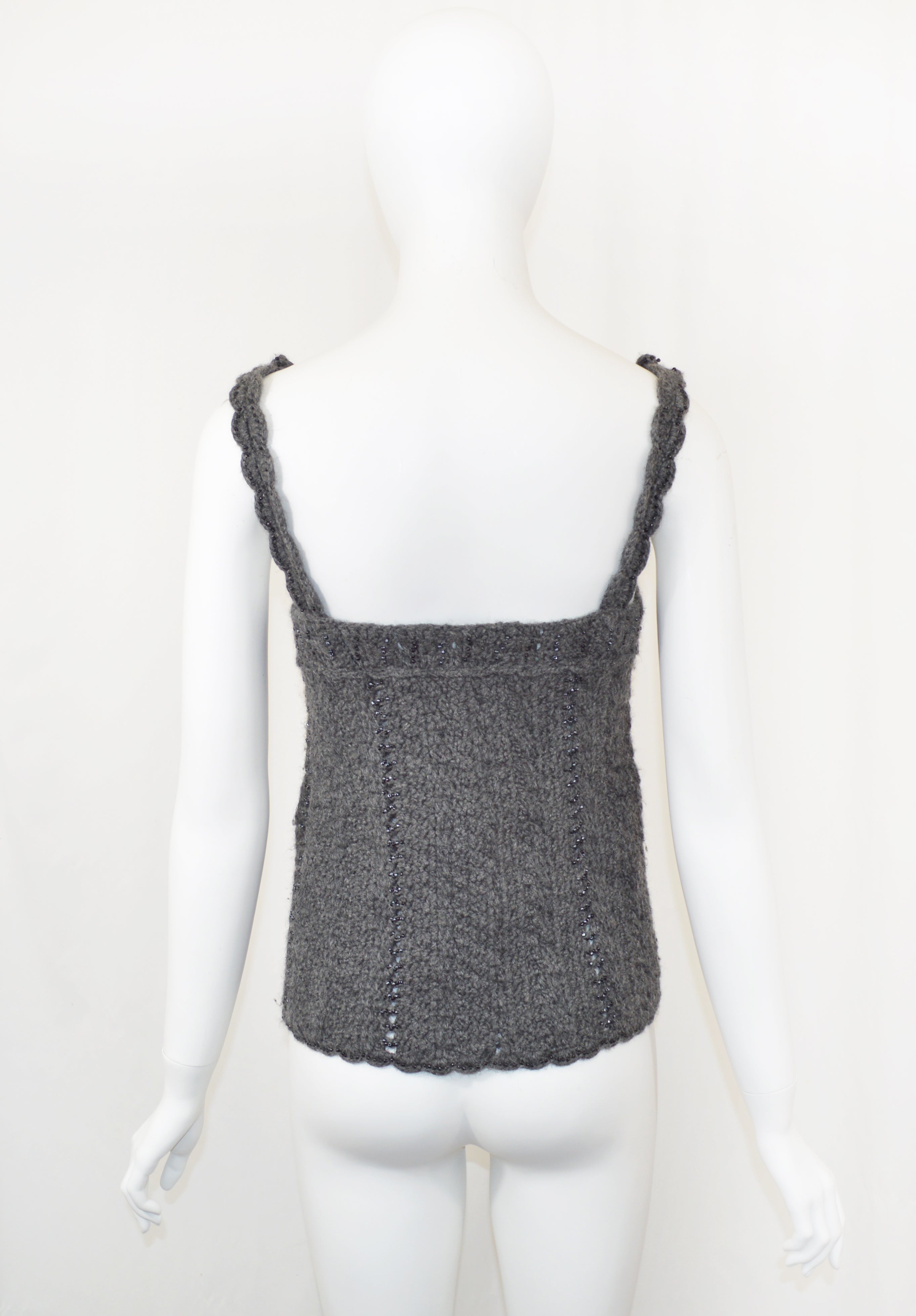 Tao Comme des Garçons 2005 Knit Bustier Tank