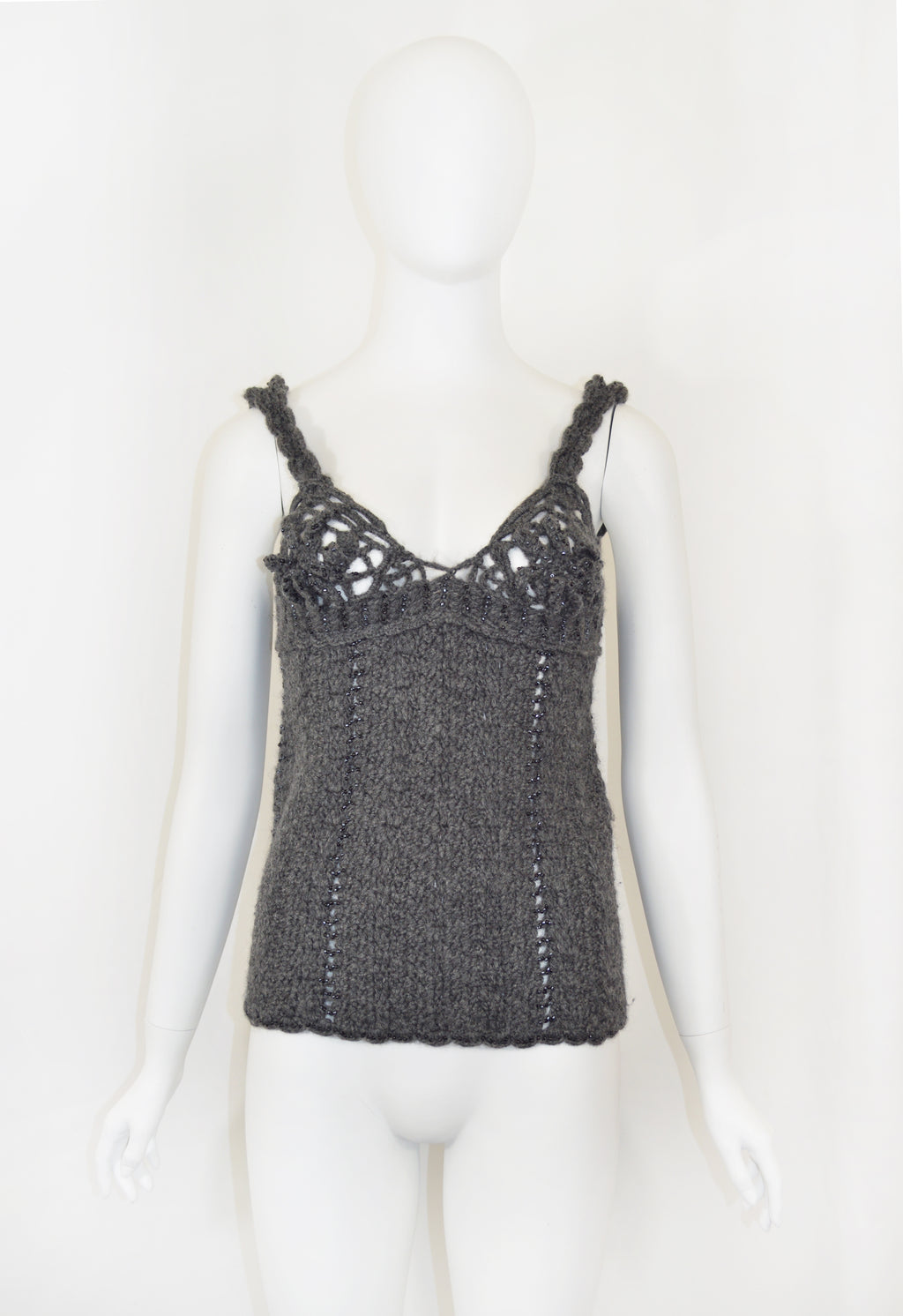 Tao Comme des Garçons 2005 Knit Bustier Tank