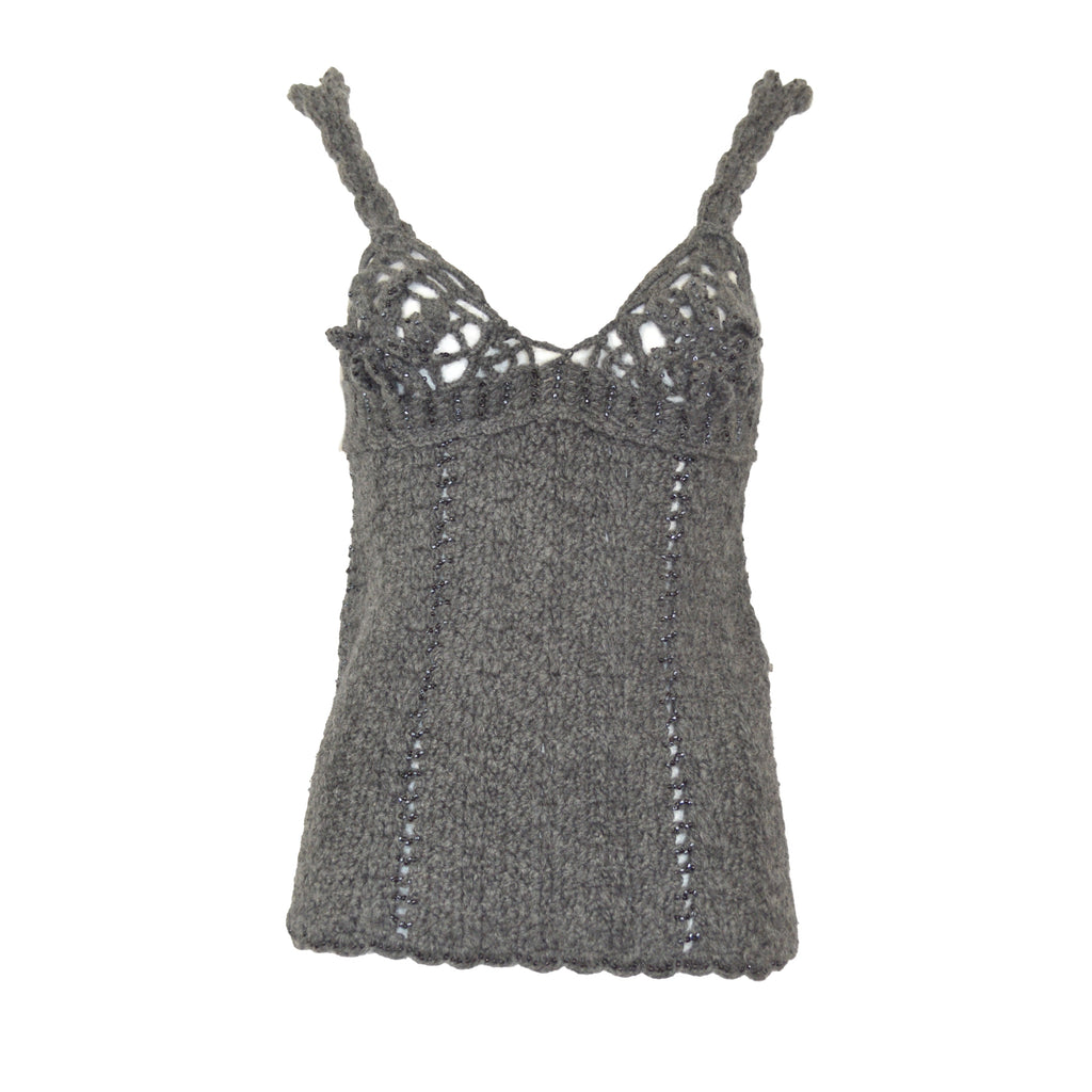 Tao Comme des Garçons 2005 Knit Bustier Tank