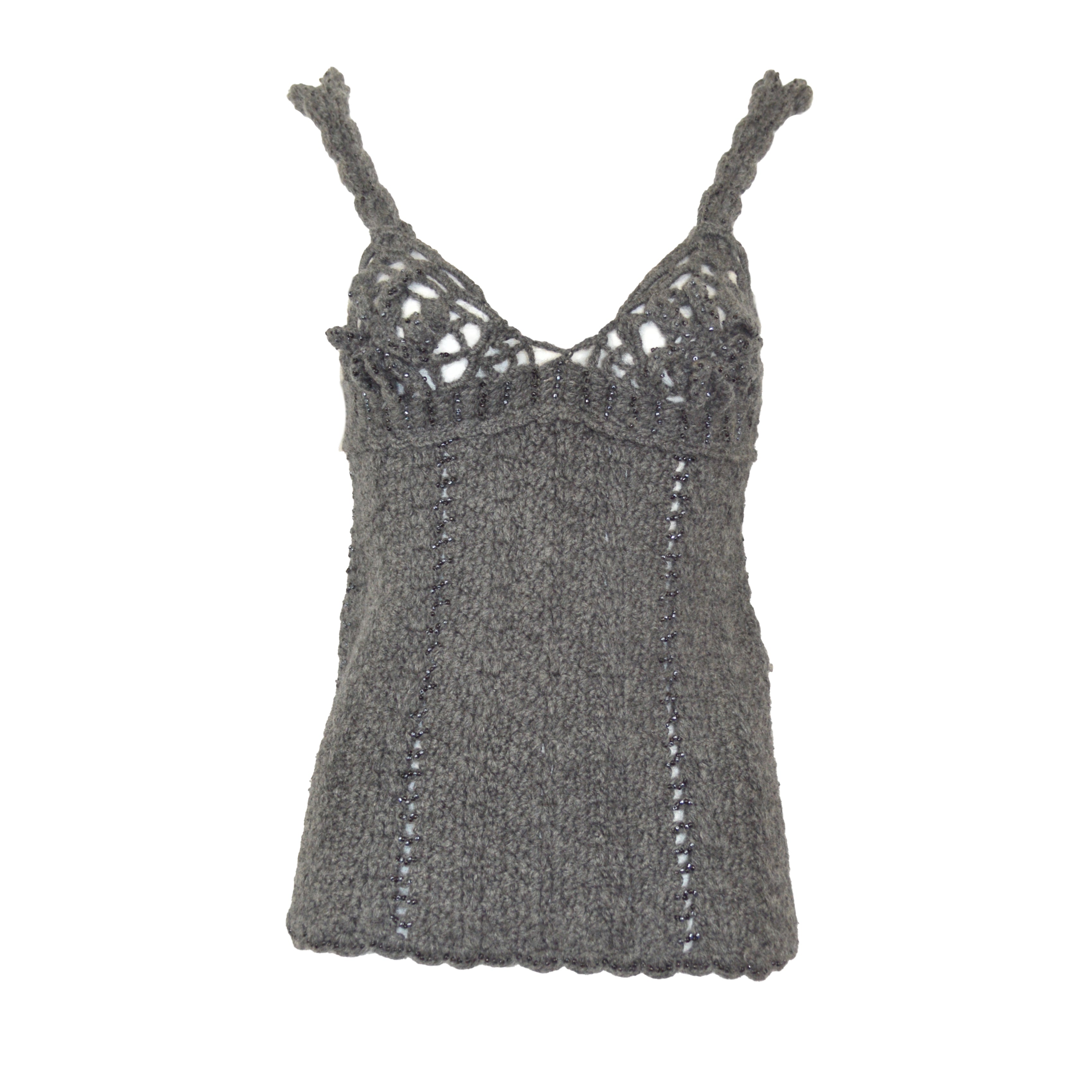 Tao Comme des Garçons 2005 Knit Bustier Tank