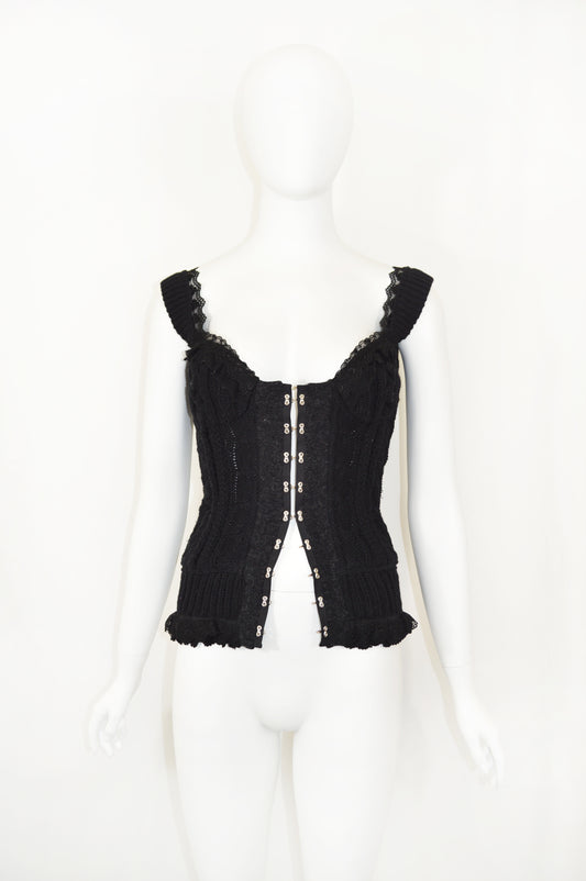 Tao Comme des Garçons 2005 Knit Bustier