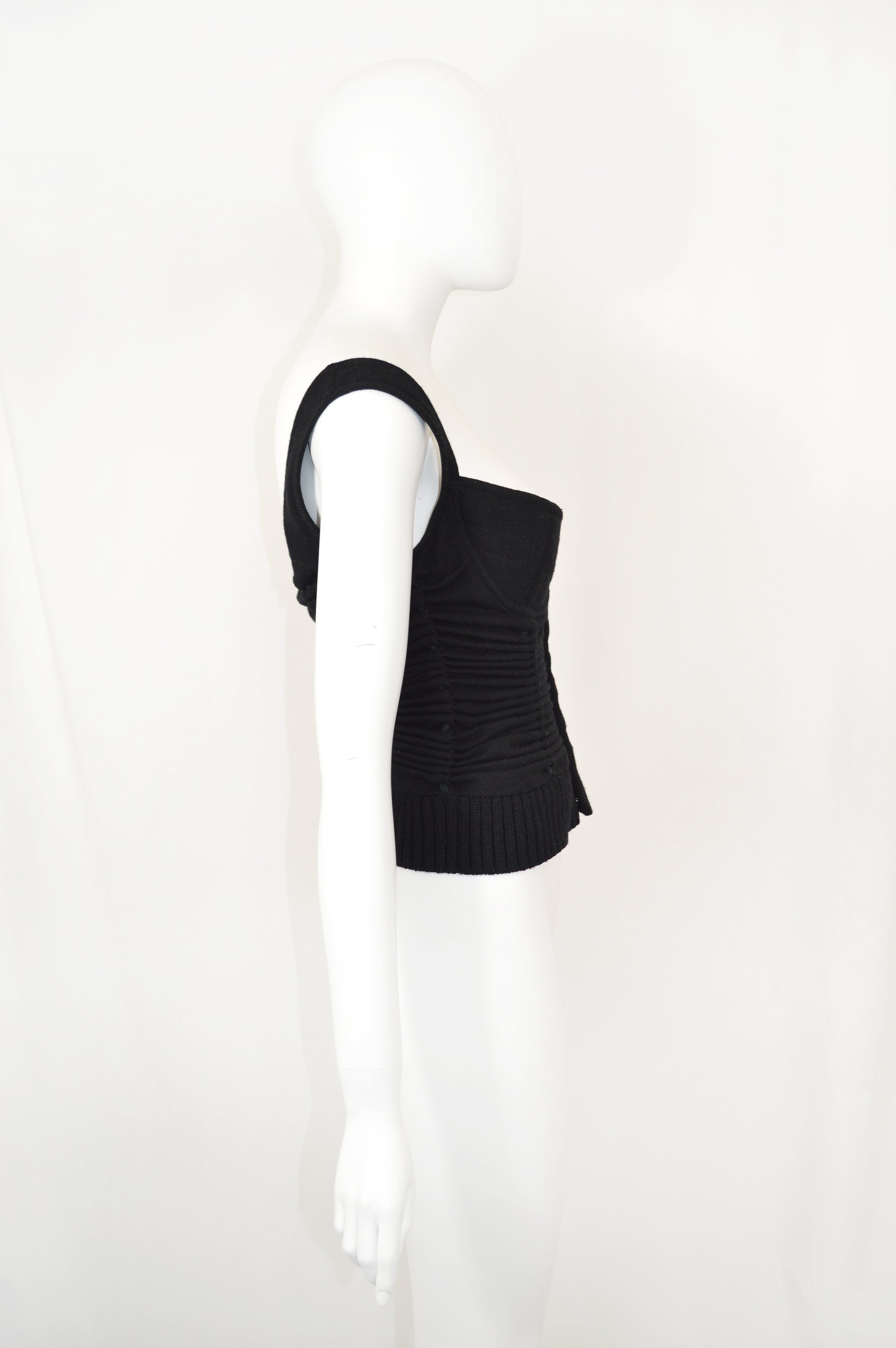 Tao Comme des Garçons 2005 Adjustable Knit Bustier