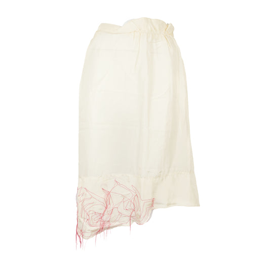 Tim Van Steenbergen FW 2004 Skirt with Web Stitched Hem