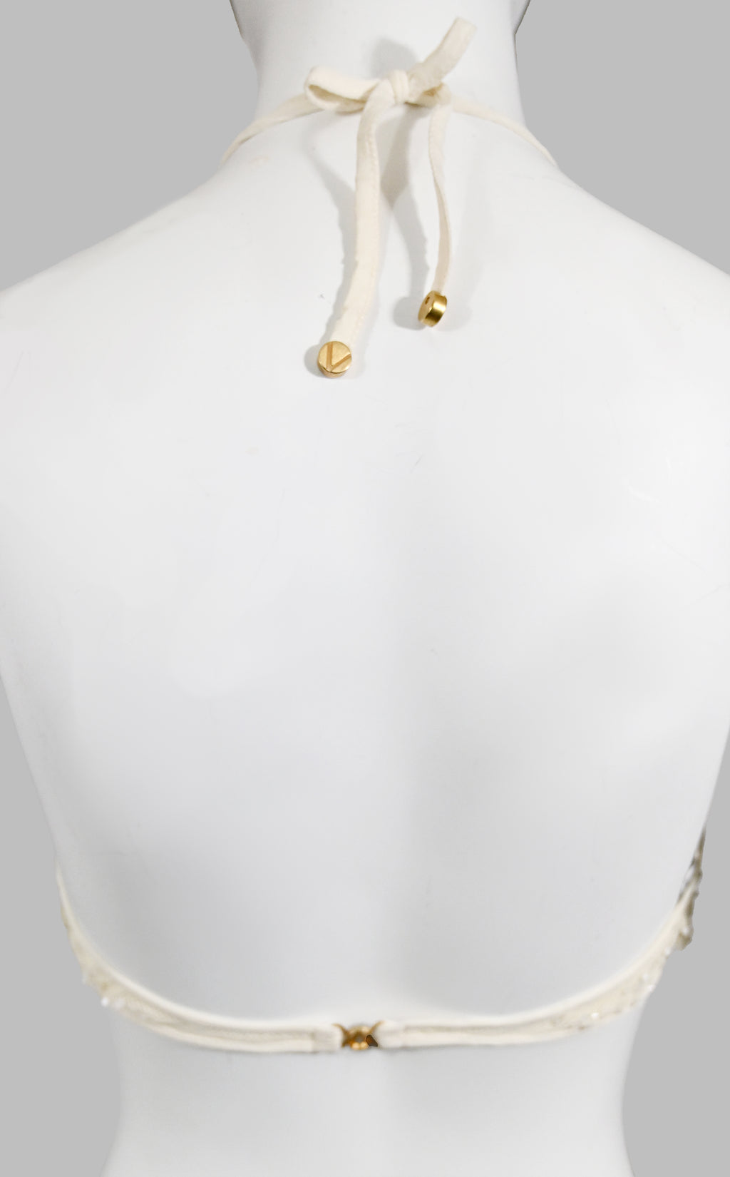 Valentino Shell Embellished Tulle Bra