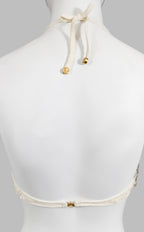 Valentino Shell Embellished Tulle Bra